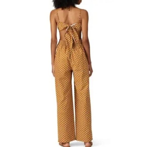 leRumi  Sonia Jumpsuit Cutout Polka Dot Small - Picture 13 of 14
